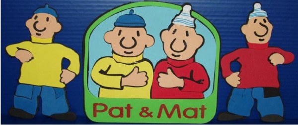 3 pěnové figurky Pat a Mat | DĚTSKÉ DEKORACE - DEKORACE PAT a MAT 3 pěnové figurky Pat a Mat | DĚTSKÉ DEKORACE - DEKORACE PAT a MAT
