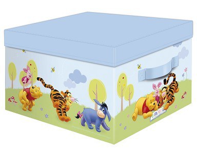 Dětský box Medvídek Pú s víkem | DĚTSKÉ DEKORACE - DEKORACE MEDVÍDEK PÚ