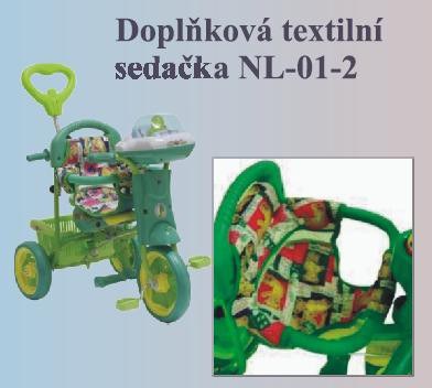 Doplňková textilní sedačka | HRAČKY - TŘÍKOLKY