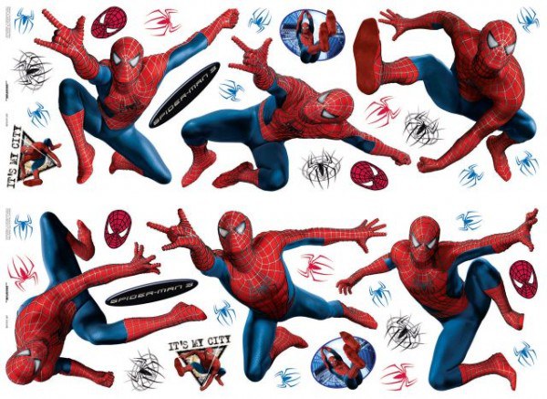 Nálepky na zeď Spiderman | DĚTSKÉ DEKORACE - DEKORACE SPIDERMAN