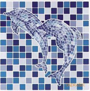 Samolepky na kachličky set 6ks dolphins | Dekorace na zeď - NÁLEPKY NA KACHLIČKY Samolepky na kachličky set 6ks dolphins | Dekorace na zeď - NÁLEPKY NA KACHLIČKY