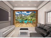 Fototapeta 3D Alpy 43619, 305 x 244 cm Fototapety papírové