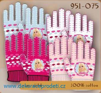 Pletené rukavice Barbie | VÝPRODEJ - VÝPRODEJ