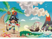 Fototapeta Piráti FTNXXL-0406, rozměry 360 x 270 cm Fototapety pro děti - Fototapety dětské vliesové