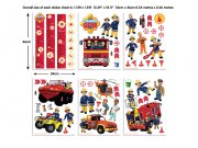 Samolepicí dekorace Walltastic Požárník Sam 43213 Dekorace ostatní