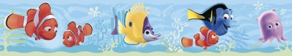Samolepicí bordura Nemo | DĚTSKÉ DEKORACE - DEKORACE NEMO
