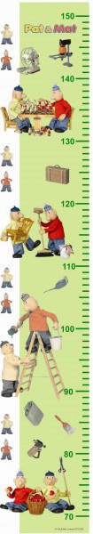 Samolepicí metr Pat a Mat | Dětské dekorace - Dekorace Pat a Mat