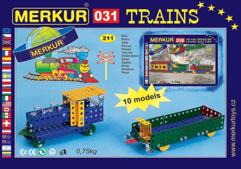 Stavebnice Merkur Železniční modely | HRAČKY - STAVEBNICE MERKUR