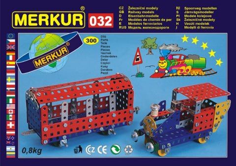 Stavebnice Merkur Železniční modely 2 | HRAČKY - STAVEBNICE MERKUR