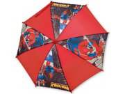 Deštník Spiderman manual 76 cm modrý Deštníky pro děti
