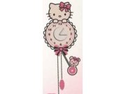 Dekorace Hello Kitty hodiny D70105, rozměry 25 x 70 cm Dekorace Hello Kitty