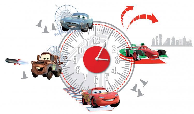 Dekorace Cars - Dekorace hodiny Cars D70103, rozměry 25 x 70 cm Dekorace hodiny Cars D70103, rozměry 25 x 70 cm - Dekorace Cars