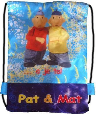 Školní sáček na bačkory Pat a Mat, 40 x 27 cm - Sáčky na přezůvky