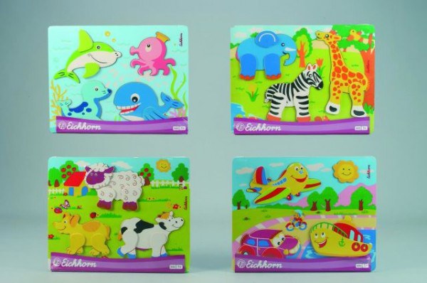 Akce - Dřevěné puzzle s obrázky pro nejmenší Dřevěné puzzle s obrázky pro nejmenší - Akce