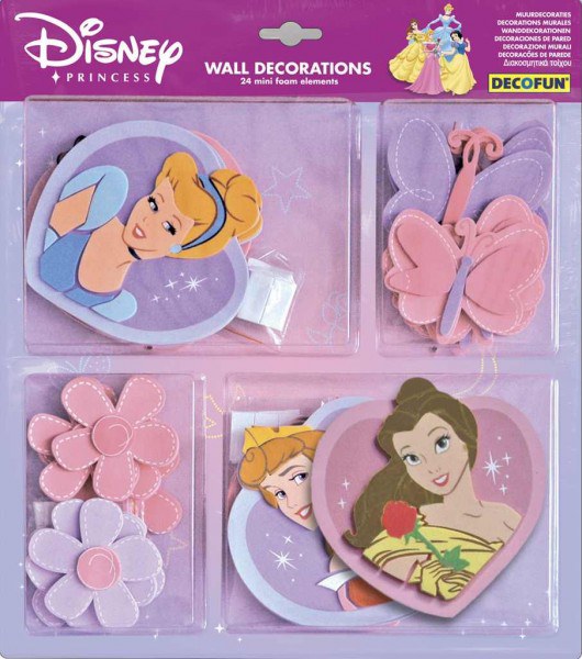 Dekorace Princezny - Mini pěnové figurky Princezny D23812, 24 ks Mini pěnové figurky Princezny D23812, 24 ks - Dekorace Princezny