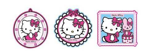 Dekorace Hello Kitty - Pěnové figurky Hello Kitty D23660, 3 ks Pěnové figurky Hello Kitty D23660, 3 ks - Dekorace Hello Kitty