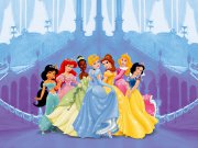 Fototapeta Princezny FTDNXXL-XXL5065, rozměry 360 x 270 cm Fototapety pro děti - Fototapety dětské vliesové