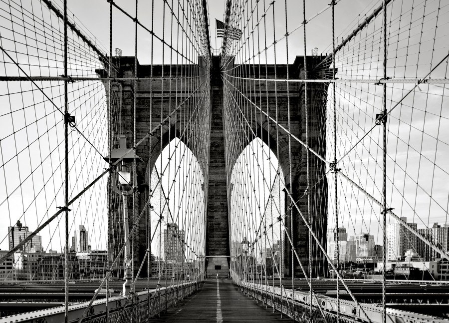 Fototapeta Brooklyn Bridge FTNM-2664, rozměry 160 x 110 cm