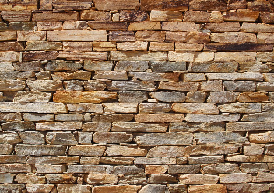 Fototapeta Hnědá kamenná zeď FTNS-2481, rozměry 360 x 270 cm