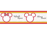 Samolepicí bordura Mickey Mouse Cute WBD8068 Dekorace Mickey Mouse