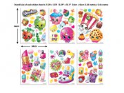 Samolepicí dekorace Walltastic Shopkins 44227 Dekorace ostatní