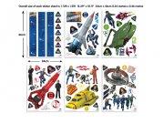Samolepicí dekorace Walltastic Thunderbirds 43749 Dekorace ostatní