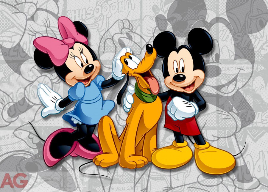 Fototapeta vliesová Mickey a Minnie FTDNM-5204, rozměry 160 x 110 cm
