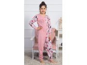 Dětský overal Kočky Děti - Holky - Dívčí pyžama - Dívčí pyžama s dlouhým rukávem