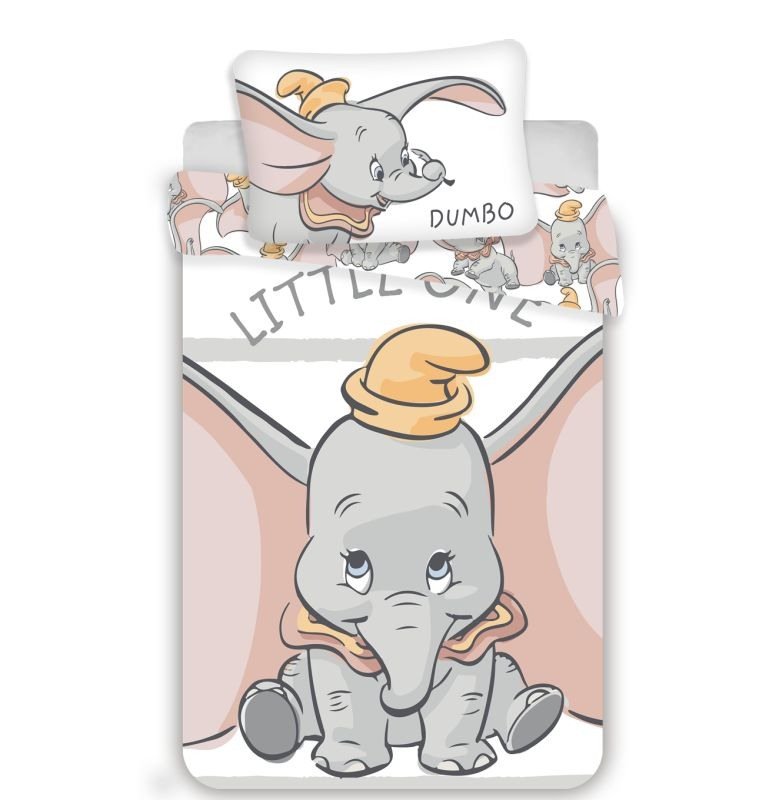 Povlečení do postýlky Dumbo stripe baby 100/135, 40/60 - Povlečení do postýlky