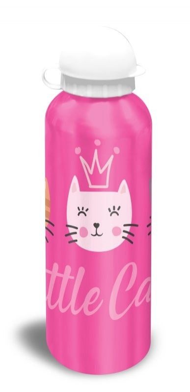 EUROSWAN ALU láhev Kočičky růžová Hliník, Plast, 500 ml - lahve na pití