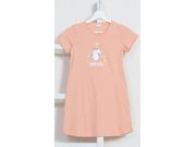 Dětská noční košile s krátkým rukávem Jednorožec Děti - Holky - Dívčí noční košile - Dívčí noční košile s krátkým rukávem