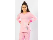Dětské pyžamo dlouhé Malá myška Děti - Holky - Dívčí pyžama - Dívčí pyžama s dlouhým rukávem