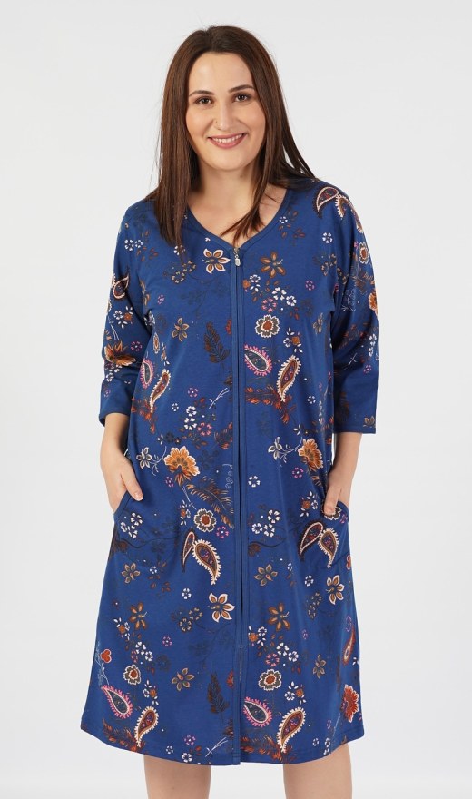 Dámské domácí šaty s krátkým rukávem Jasmína - Nadměrné dámské noční košile
