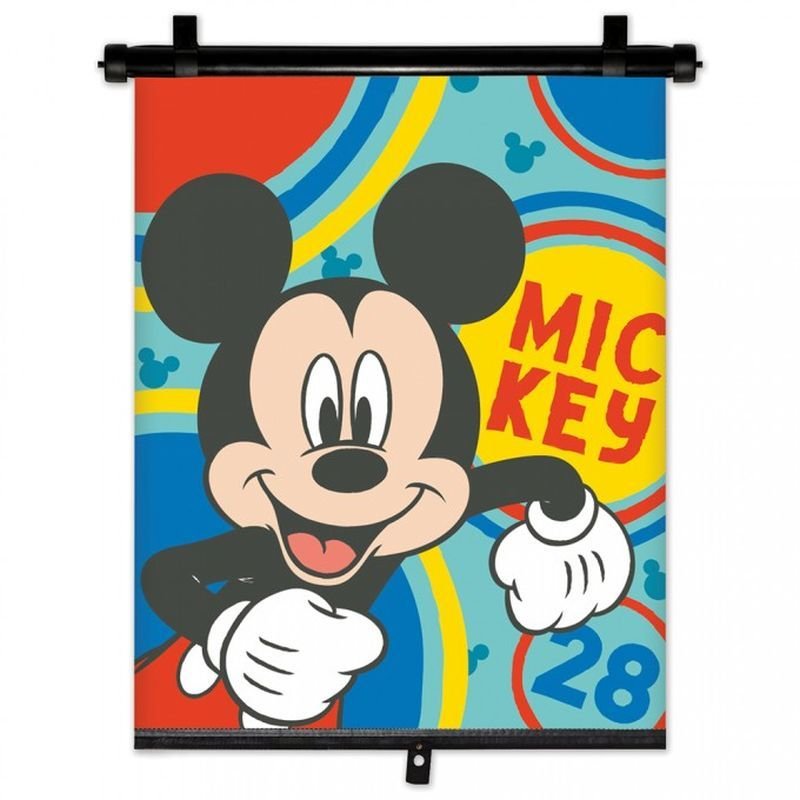 SEVEN Sluneční clona Roletka Mickey Happy Plast, Polyester, 1 ks - roletky