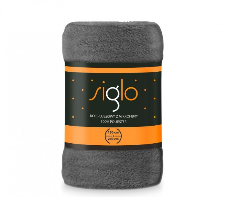 FARO Deka mikroplyš super soft tmavě šedá Polyester, 150/200 cm - micro deky