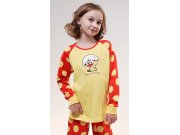 Dětské pyžamo dlouhé Kuře Děti - Holky - Dívčí pyžama - Dívčí pyžama s dlouhým rukávem