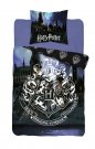 DETEXPOL Povlečení Harry Potter Hrad Bavlna, 140/200, 70/80 cm Povlečení pro teenagery