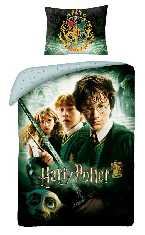 HALANTEX Povlečení Premium Harry Potter Bavlna, 140/200, 70/90 cm - Povlečení licenční