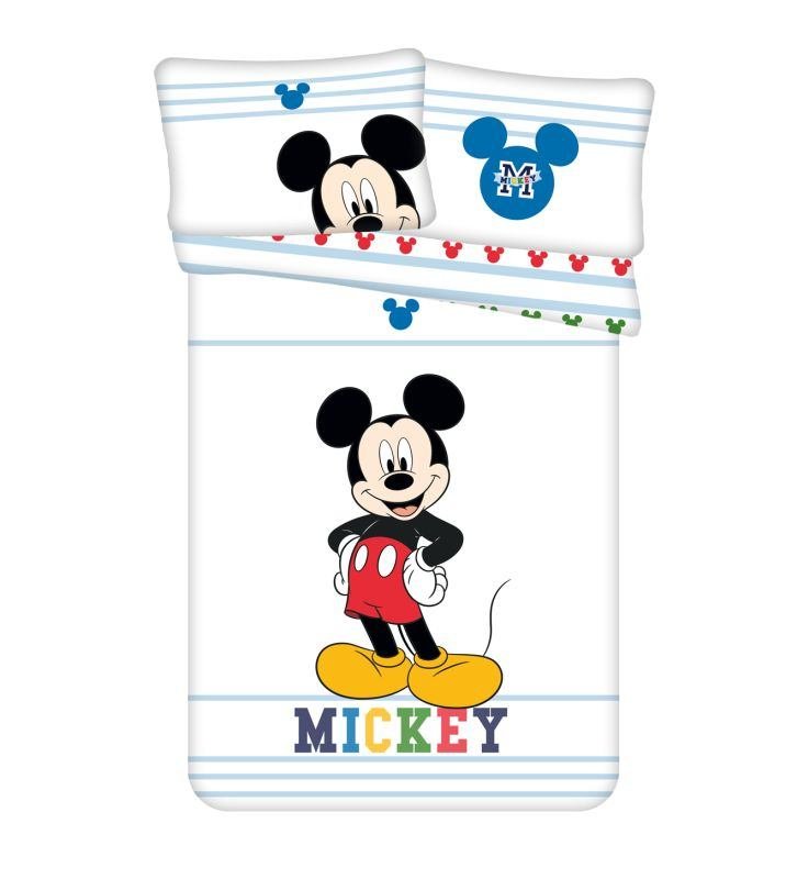 JERRY FABRICS Povlečení do postýlky Mickey colors baby Bavlna, 100/135, 40/60 cm - Povlečení do postýlky