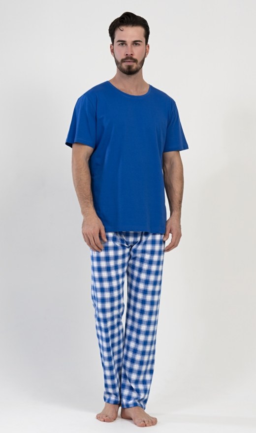 Pánské pyžamo dlouhé Karel - Pánská pyžama s dlouhým rukávem