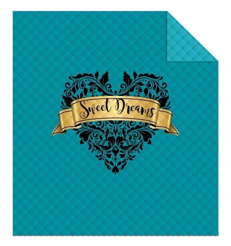 DETEXPOL Přehoz na postel Sweet Dreams Polyester, 170/210 cm - Přehozy přes postel
