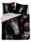 DETEXPOL Francouzské povlečení Kůň Romantic Bavlna, 220/200, 2x70/80 cm Povlečení fototisk