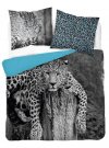DETEXPOL Francouzské povlečení Leopard Bavlna, 220/200, 2x70/80 cm Povlečení fototisk