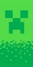 JERRY FABRICS Osuška Minecraft Digital Creeper Bavlna - Froté, 70/140 cm Osušky,ručníky, ponča, župany - plážové osušky