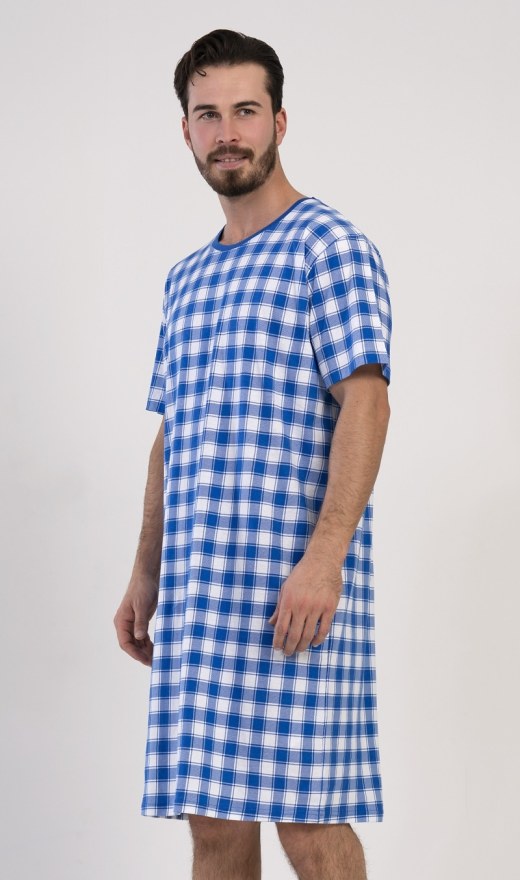 Pánská noční košile s krátkým rukávem Karlos | Pyžama a Župany