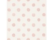 Dětská vliesová tapeta růžové puntíky Bambino XIX 252019 | Lepidlo zdarma