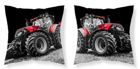 DETEXPOL Povlak na polštářek Traktor red micro Polyester, 40/40 cm