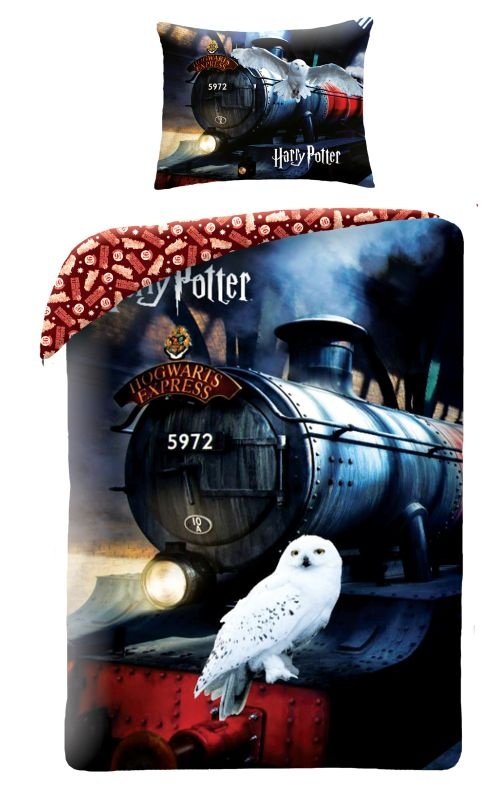 HALANTEX Povlečení Harry Potter Express Bavlna, 140/200, 70/90 cm - Povlečení licenční