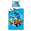HALANTEX Povlečení Lego City blue Bavlna, 140/200, 70/90 cm Povlečení licenční