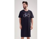 Pánská noční košile s krátkým rukávem Bike Muži - Pánské noční košile
